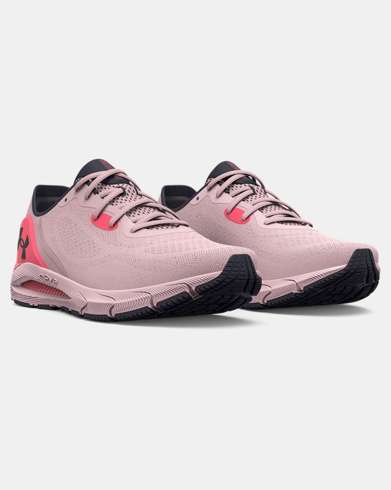 Women's UA HOVR™ Sonic 5 Running Shoes in Pink image number 3